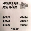 Vinnere for juni måned er klare! Lykke til og god helg :)