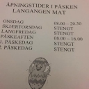 Åpningstider for påsken