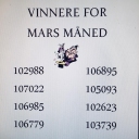 Vinnere for mars: