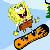 Spongebob Snowboard Race